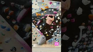 Benchmark Climbing Berkeley Pink V4 #climbing #bouldering