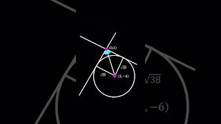 A-Level Maths coordinate geometry with circles #geometry #alevelmaths #maths