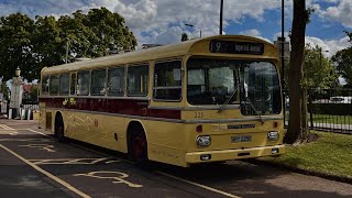 Ride on Leicester City Transport Scania BR111 Metro 225 (ARY 225K) Event Shuttle