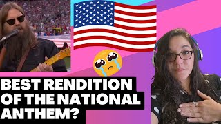 Chris Stapleton- National Anthem-First Time Watching!!!!