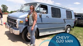 1983 Chevy G20 Custom Van with Amanda Meyer.