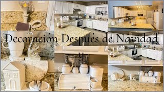 COMO DECORAR  LA COCINA FUNCIONAL Y BONITA 😍| Decoración neutral | Decoración después de Navidad.