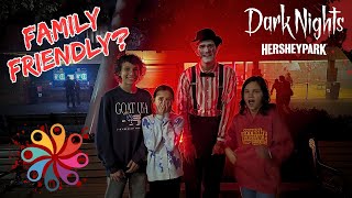 Is Dark Nights a NIGHTMARE for Kids? Hersheypark Halloween.