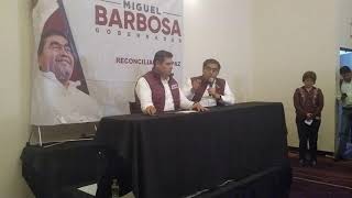 Operación política, lo que suma Armenta a mi campaña: Barbosa