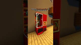 Vending machine design in Minecraft!🍪🔥✅  #minecraft #minecraftshorts