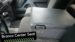 How I made a CUSTOM center console/seat bracket for the Ford Bronco! (AE#9)