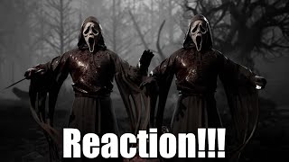 Massive Ghostface Fan Reacts To Fatality And Footage!!! #scream #ghostface #scarymovie #Mortalkombat