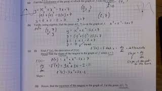 Differentiation LC OL 2016 Paper 1 Q4