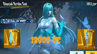 18000 Uc Wings Whispering Ultimate Set | glacier aug 3 | Pubg Mobile