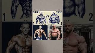 swole vs shredded