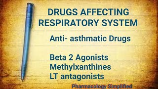 Anti-asthmatic Drugs made easy #salbutamol #Theophylline Made easy in Malayalam