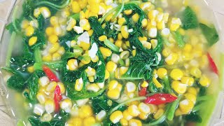 Sayur Bening Bayam Jagung//sehat dan bergizi