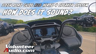 Huge Sound Improvement! 2024 Road Glide A2B Hertz 4 Speaker Audio Upgrade Walkaway & Riding Footage