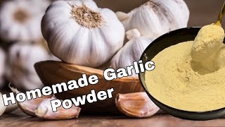 How to make homemade garlic powder | Potencially business idea