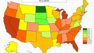 Map: State Unemployment October 2012