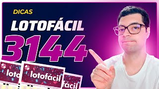 DICAS E ANÁLISES PARA LOTOFACIL 3144 ACUMULADA - 24 JOGOS GRÁTIS!