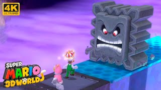 Super Mario 3D World + Bowser's Fury (3 PLAYERS) - Footlight Lane & World Final-4 (4K 60FPS)