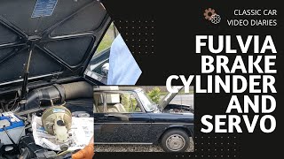 1970 Lancia Fulvia Berlina (Saloon Sedan) - Brake master cylinder and servo refit - Dunlop system