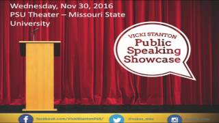 Broderick Coursey - Vicki Stanton Public Speaking Showcase Fall 2016