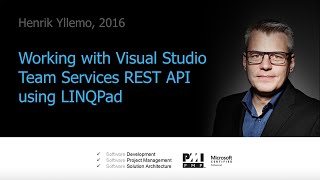 Working with Visual Studio Team Services REST API using LINQPad