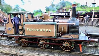 LOCO Servicing! 72 'Fenchurch' & 13268 'Stanier Mogul' in LMS Lined Black at Bridgnorth! SVR Gala!