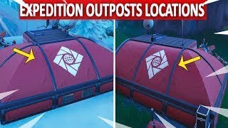 Visit All 7 Expedition Outposts || Fortnite Week 7 Challenges