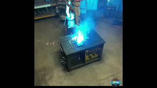 Robot Welder in Action! #robotwelding #BakerProducts #checkusout