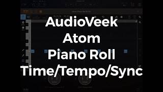 Atom | Piano Roll: Time/Tempo/Sync tutorial