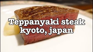 【Kyoto】Impressed by Teppanyaki Japanese black beef 【Kuroge Wagyu】steak "Chateaubriand"!