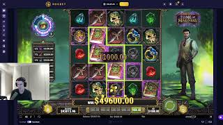 MAX SPINS MAX BET BONUS ON TOME OF MADNESS 1000$  bet