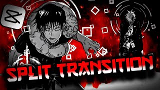 Manga Split Transition Tutorial Capcut | Split Transition in Capcut #capcuttutorial