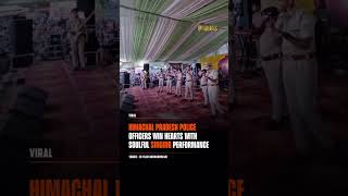 A video of the Himachal Pradesh Police Orchestra performing Tere Naina from Shah Rukh Khan