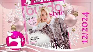 Журнал Burda Style 12/2024 Мода Для Незабываемого Праздника! Sewing Pattern Magazines! 🎄🦌🛷