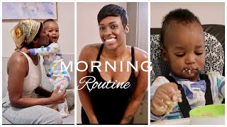 REALISTIC MORNING IN MY LIFE| MORNING ROUTINE WITH A SICK BABY