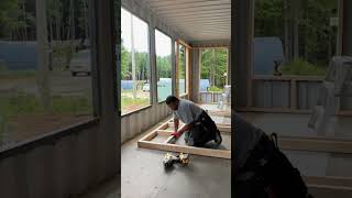 OFFGRID Shipping Container Home. #framing #windows #CRH