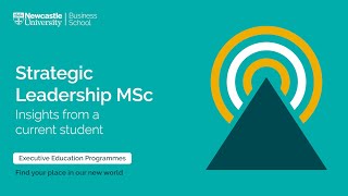 Strategic Leadership MSc - Scholarship - Clare - Executive Education