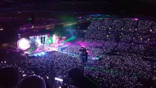 Sky full of stars, coldplay. June 5th 2016. Ethiad stadium Manchester.