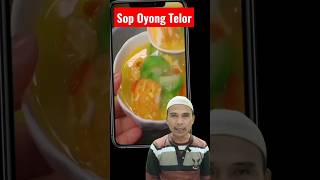 Sop Oyong Telor #kuliner #lucu @budilengob