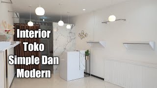 INTERIOR TOKO BAJU ATAU BUTIK MINIMALIS MODERN LAHAN SEMPIT