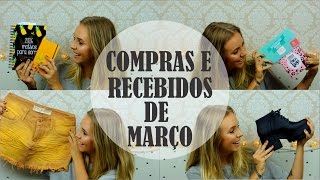 COMPRAS E RECEBIDOS - MARÇO