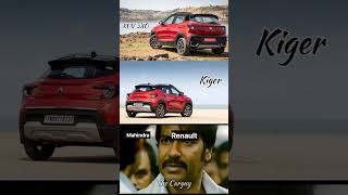 same same but different 😜#car #carlover #renault #mahindra #xuv3xo #trending #viral #driving #shorts