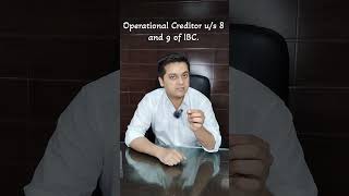 DIFFERENCE BETWEEN
OPERATIONAL AND FINANCIAL CREDITORS #nclt