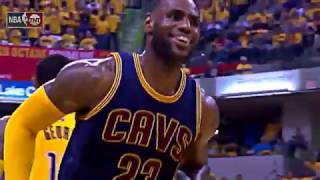 LeBron James LAUGHS as he surpasses Kobe Bryant for all-time playoff points & three pointers made