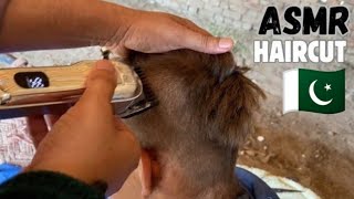 ASMR REAL HAIR CUT YOU ARE SLEEP WITHIN MINTINES Pakistani 💪 vs indian