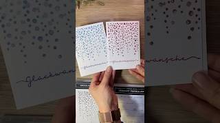 5 Minuten Karte | Schnell und einfach gemacht 🤍 Verziert formuliert & Drizzling droplets #stampinup