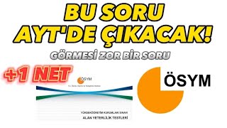 Bu Soru AYT'DE Çıkacak! Görmesi Zor Soru #tyt #yks #ayt