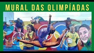 Mural das Olimpíadas