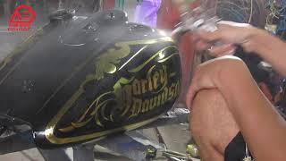 Pengenalan Sekilas Gold Leaf Motor Harley-Davidson untuk Pemula |  RAP Airbrush