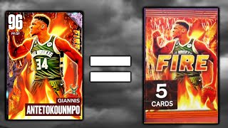 I Pulled Pink Diamond Giannis From A Free Pack!