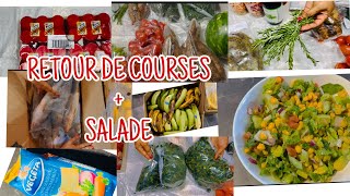 🛒 RETOUR DE COURSES DU MARCHÉ AFRICAIN AU CANADA 🇨🇦 🇨🇦 🇨🇦| recette salade amincissante